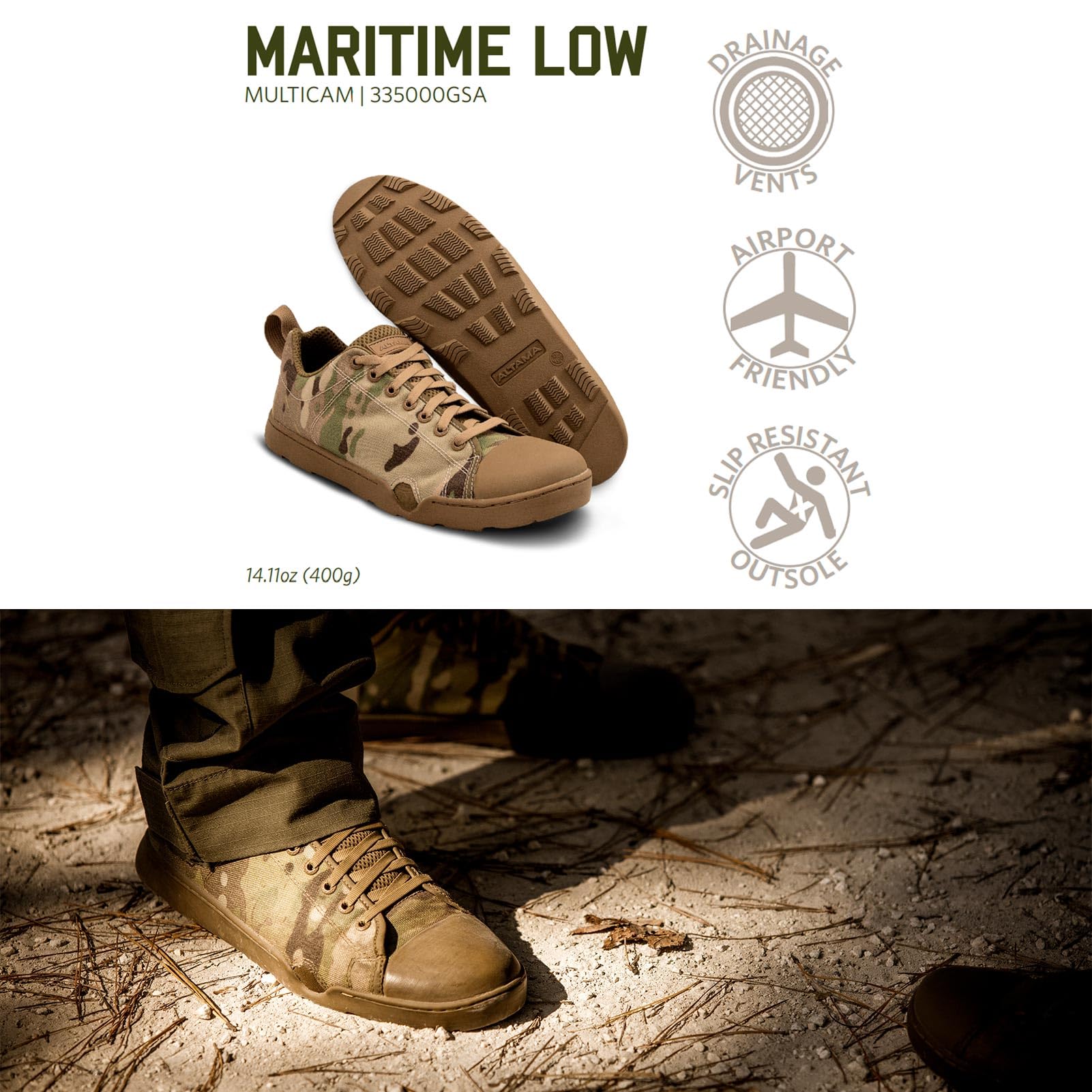 Altama Mixte Adulte Maritime Assault Low Basse