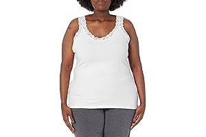 Women's Plus Size Lace Tank Top