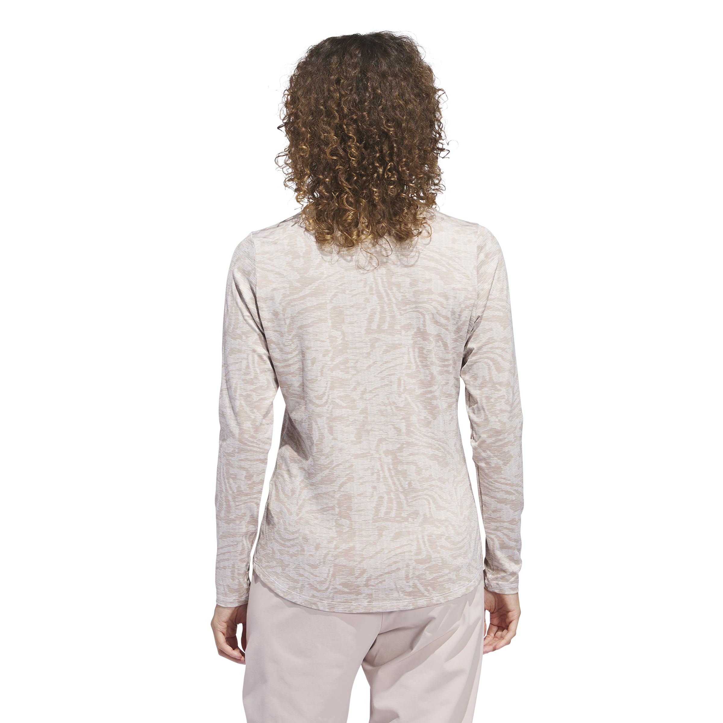 adidas Ultimate365 żakardowa koszula z długim rękawem Kobiety Ultimate365 Jacquard Mock Neck Long Sleeve Shirt