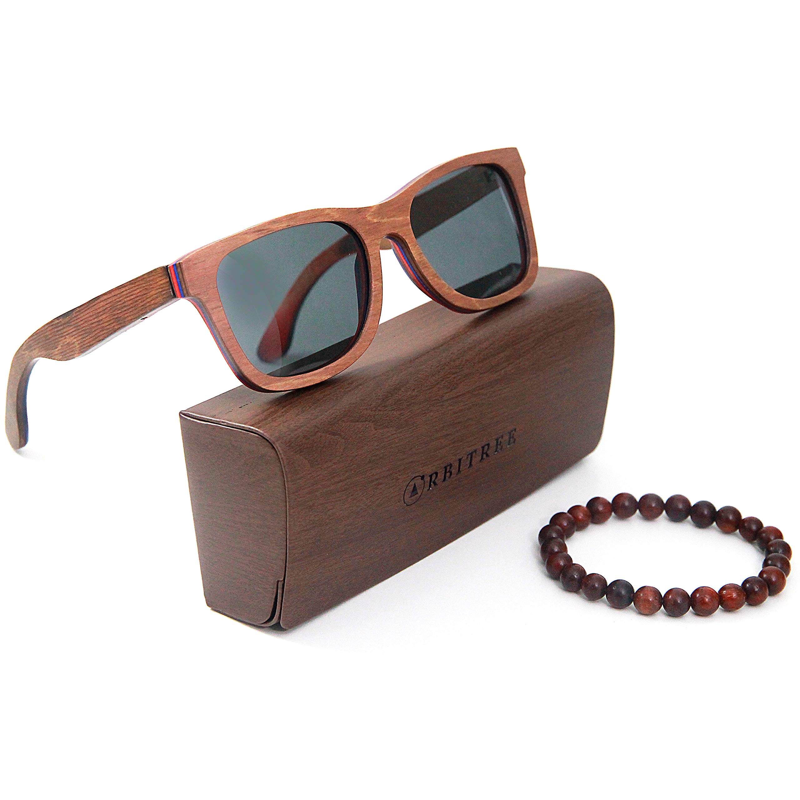 Sonnenbrille aus Holz für Männer und Frauen. Aus 100% Ahornholz