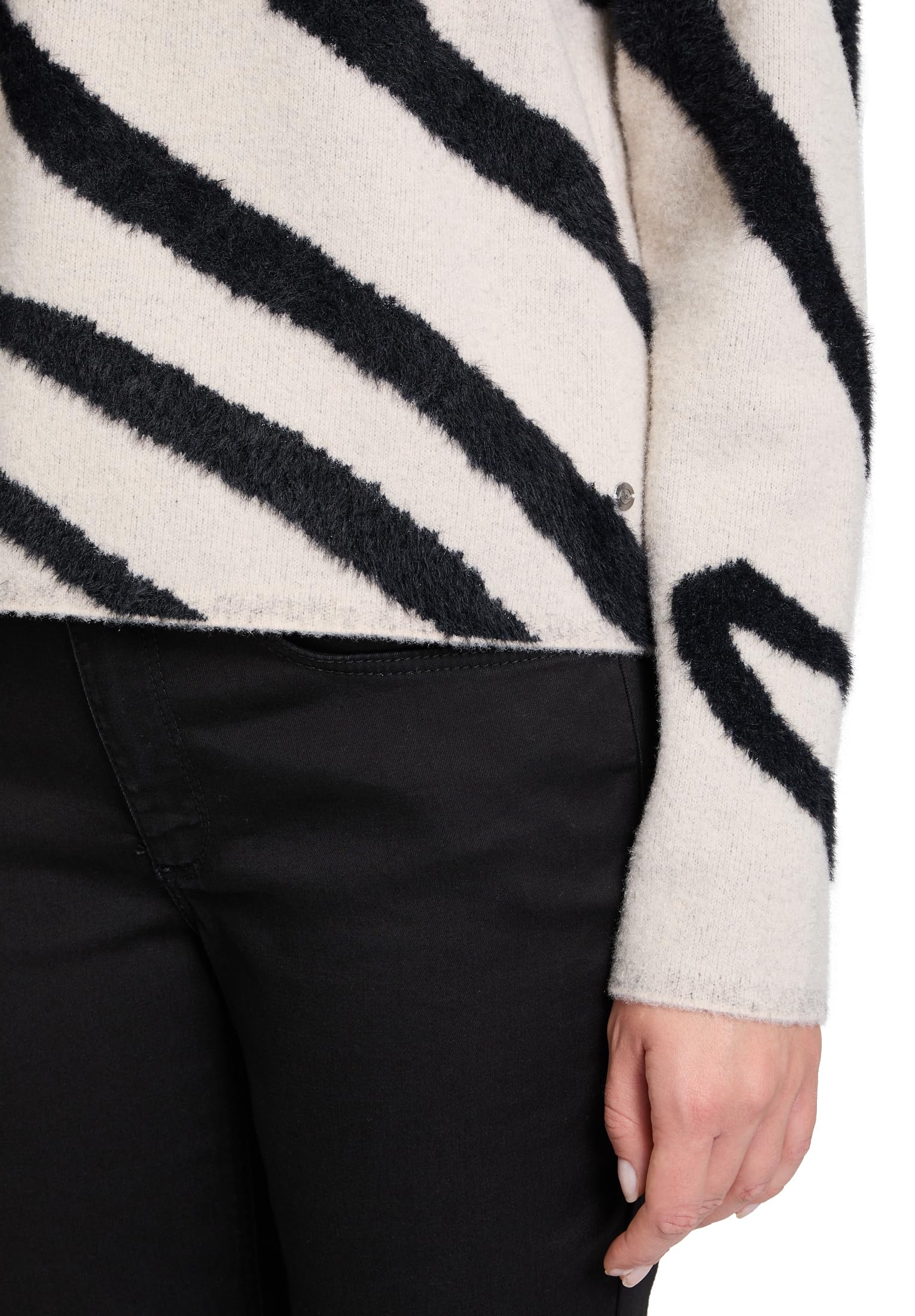 Betty & Co Damen Strickpullover mit Jacquard