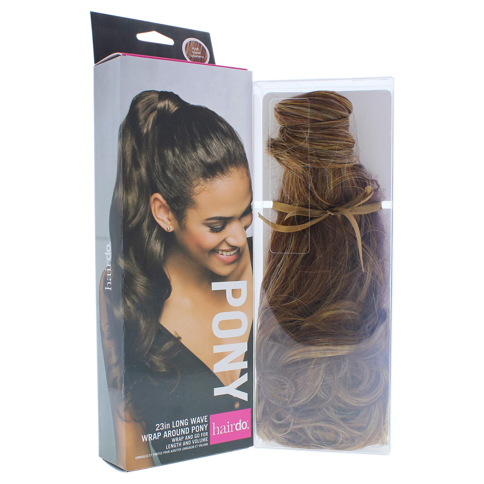 Hairdo Wave Wrap Around Pony, R29S Glazed Strawberry R29S+ GLAZED STRAWBERRY 23 Inch