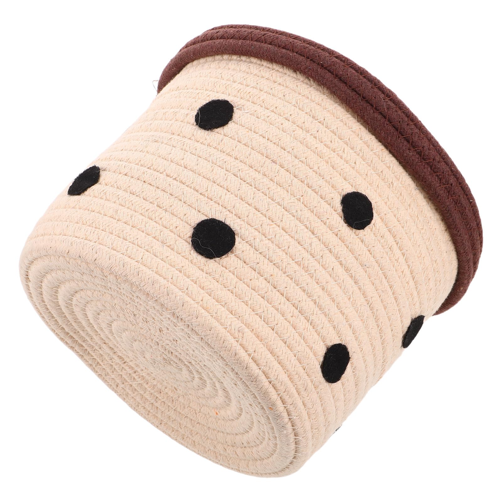 Cesta pequeña con tapa para organizar objetos varios y eliminar el desorden del dormitorio