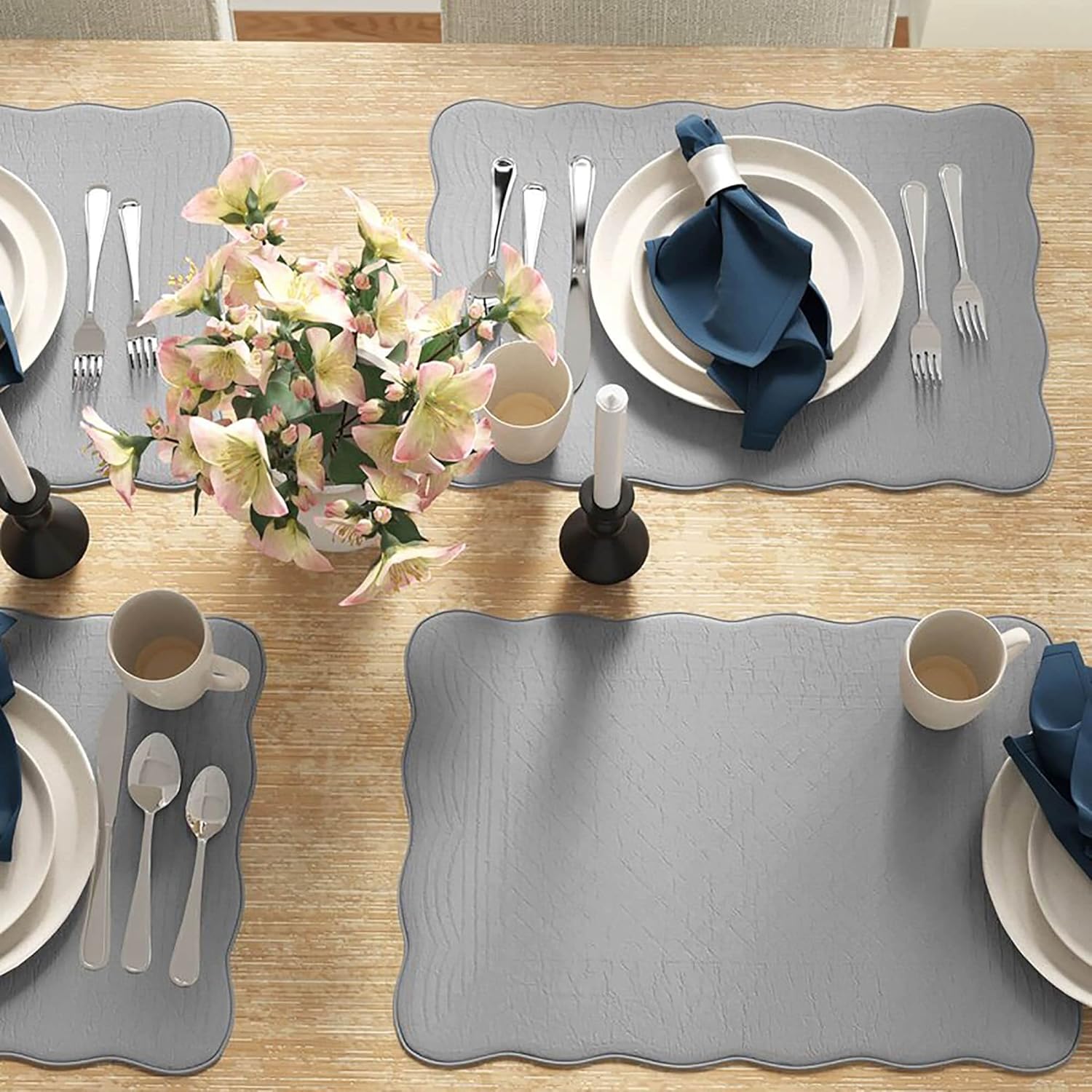 KAF Home Boutis Round Placemat - Set of 4