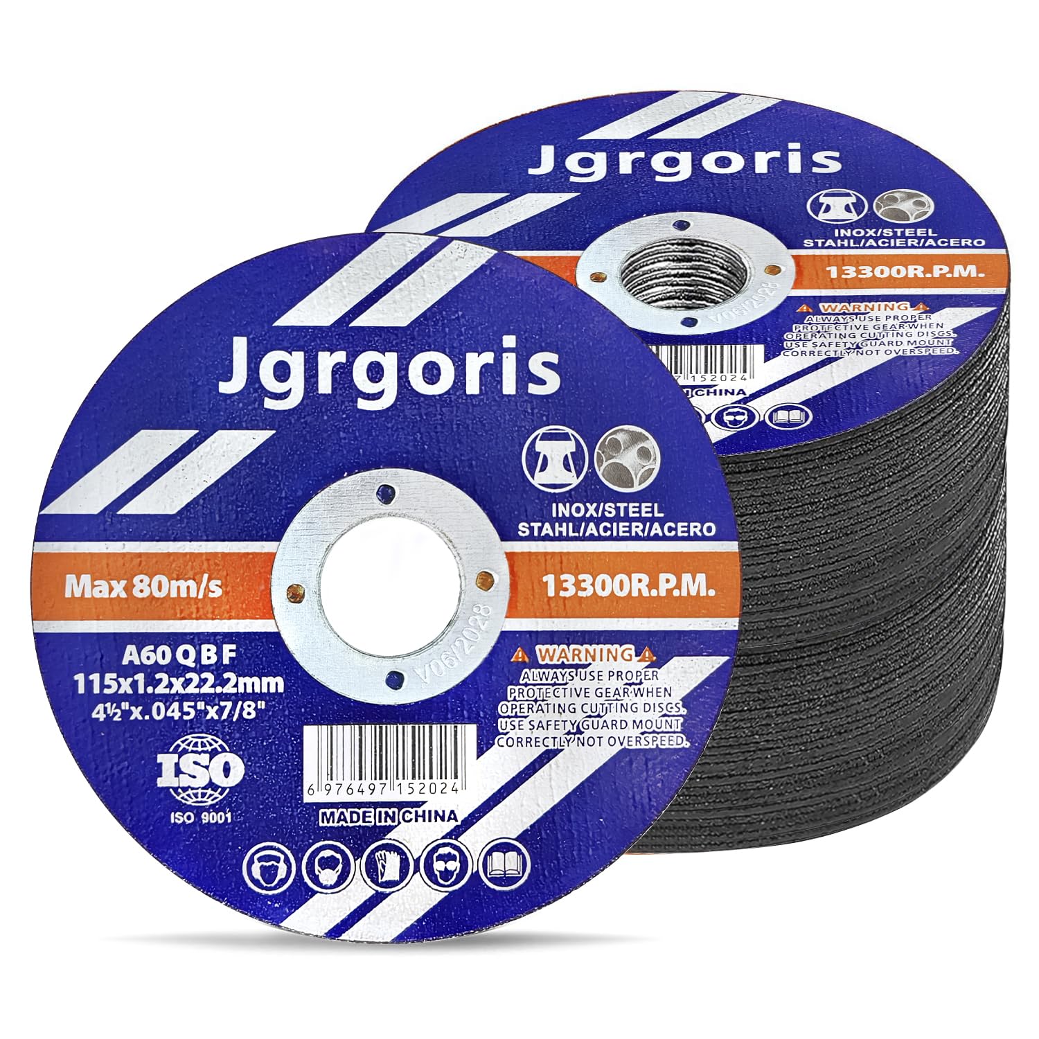 Cut-Off Wheels - 54 Pack for Metal & Stainless Steel -11