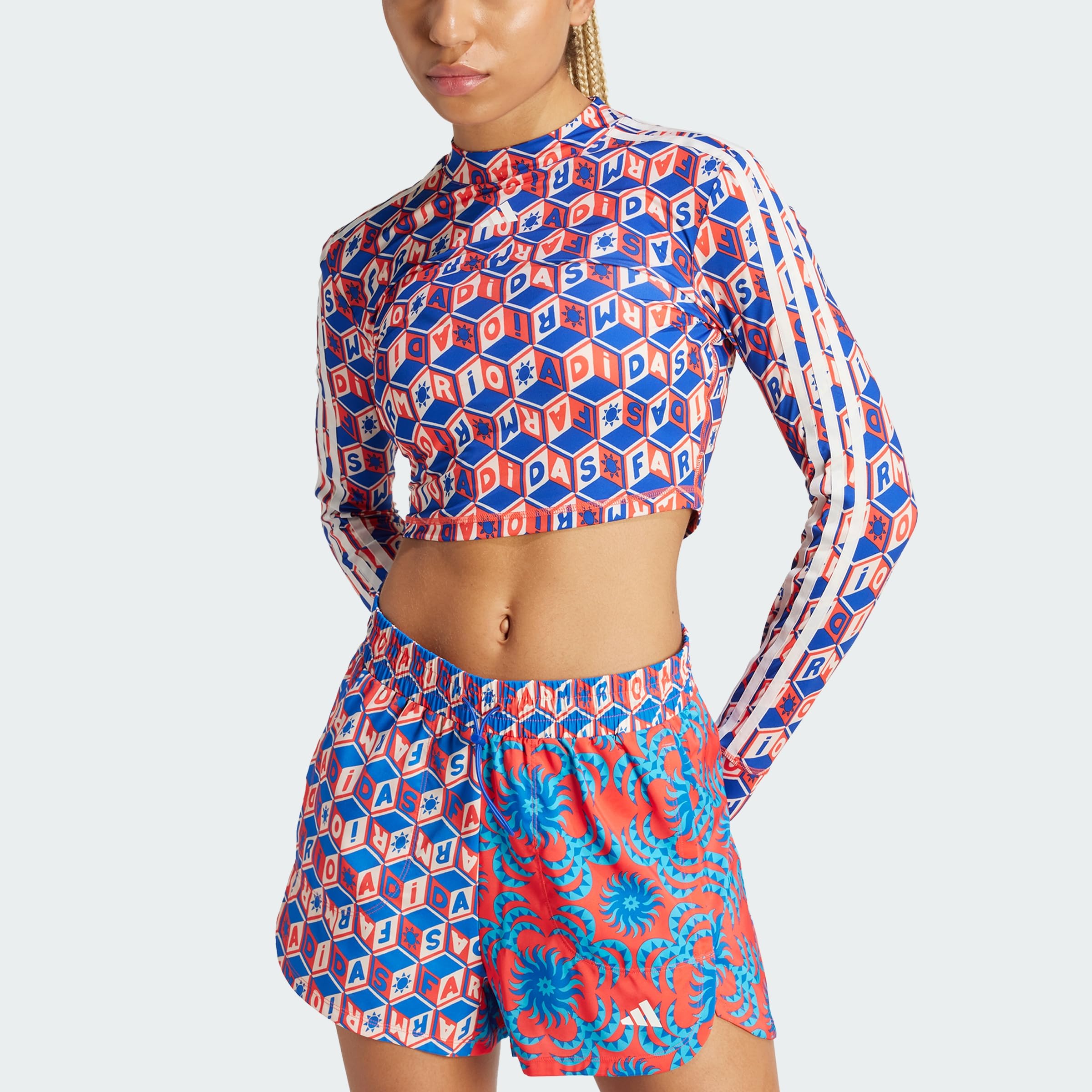 adidas X Farm Rio Crop koszulka z długim rękawem