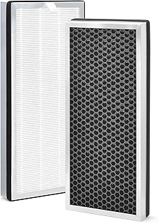 AOLDHYY ZouHwaSo 40 Replacement Filter for Air Puri-fier, 3-in-1 Composite Filtration with H13 True HEPA Filter, Fine Pre-Filter and Efficient Activated Carbon Filter, Pack of 2
