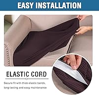 Vista 56 de H.VERSAILTEX Multi-Pieces Sofa Covers Stretch Couch Covers Form Fitted Seats and Back Cushions Covers