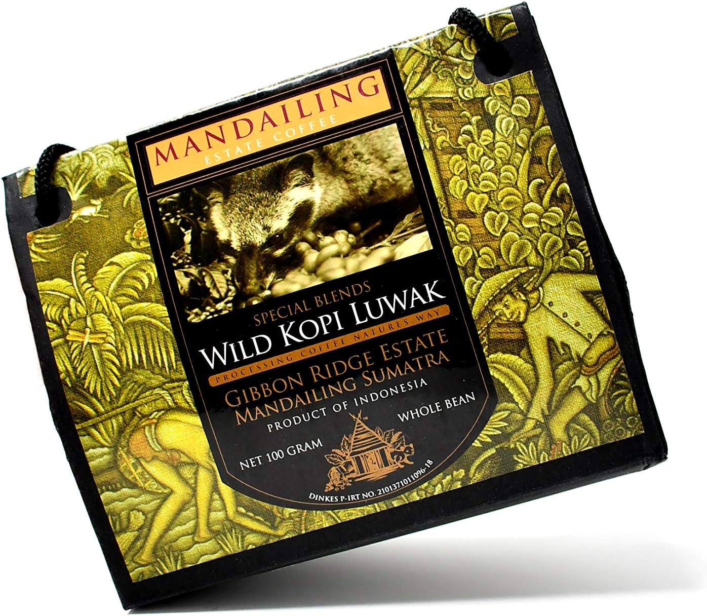 Original Wild Kopi Luwak (Whole Bean) - The Most Exclusive Coffee in The World -
