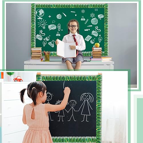 Vista 121 de Panelee Borde inspirador de confeti de 68.9 pies, borde de tablón de anuncios, mariposas, flores, abeja, espacio, inspirador, linda decoración