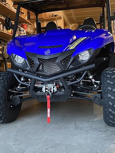 Miniatura 2 de ATV Utility Winch con cuerda de alambre y control remoto inalámbrico ZXR 2500 libras Badland