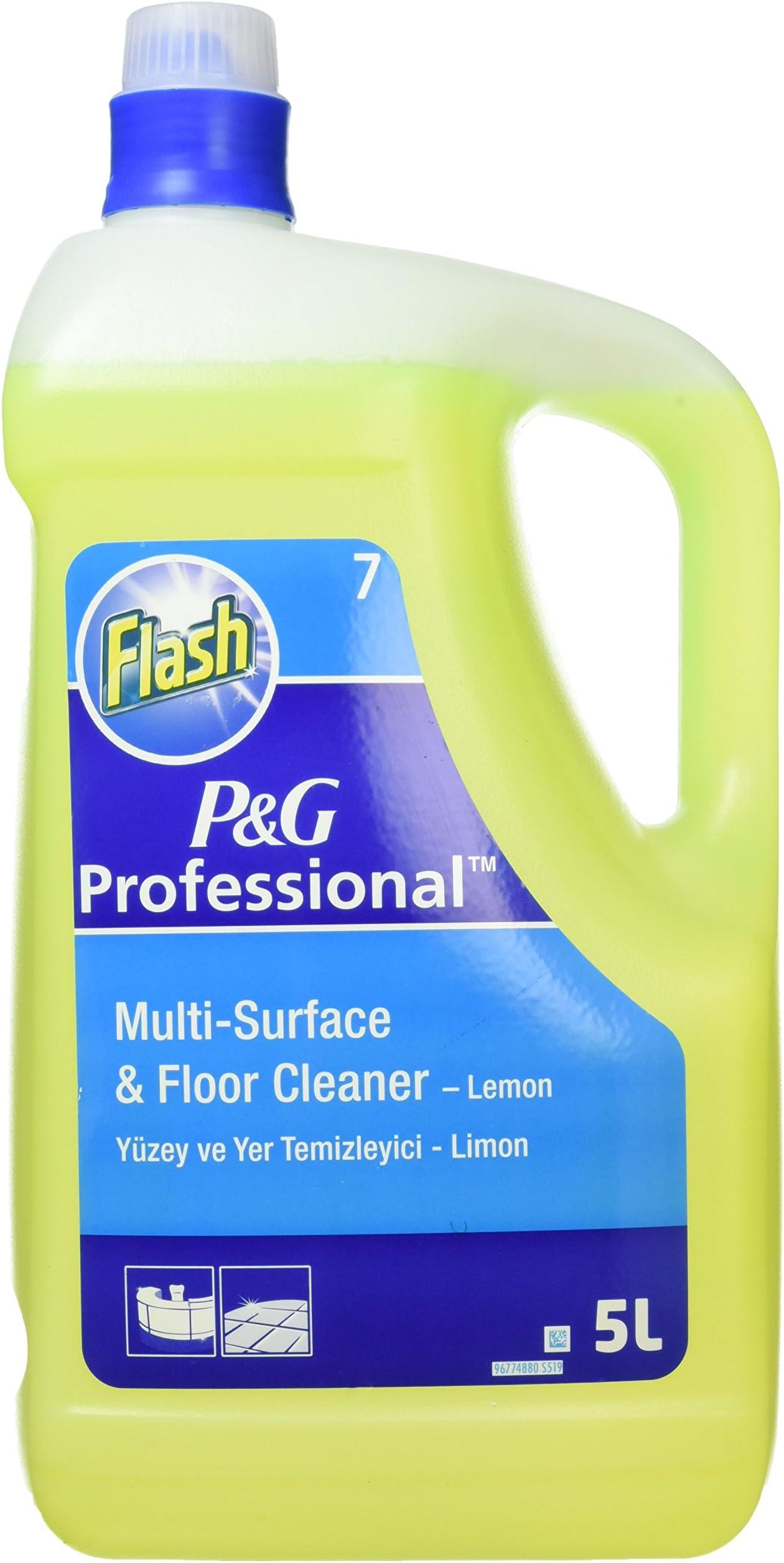 845234 All Purpose Cleaner for Washable Surfaces 5 Litres Lemon Fragrance Ref VPGFLL5