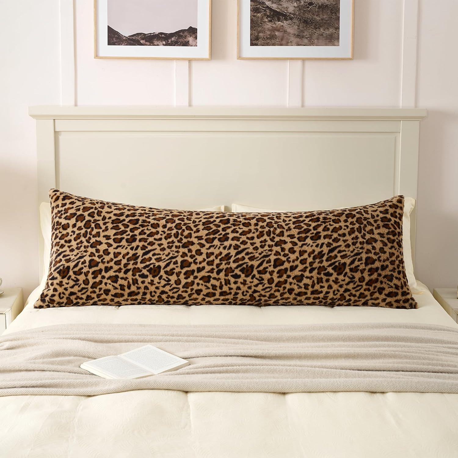 GALMAXS7 Body Pillow Covers - Body Pillow Case Cover with Zipper Brown Cheetah 20x54