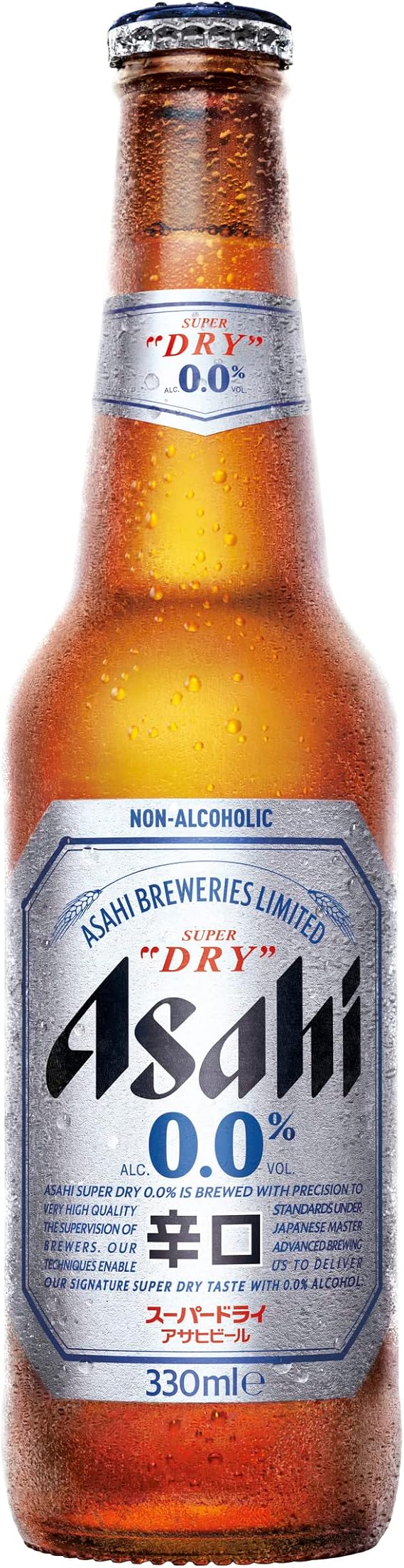 Asahi Super Dry 0.0, Zero Alcohol Beer, Non Alcoholic & Low Carb, Dry
