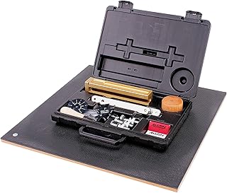 Allpax Heavy-Duty Gasket Cutter 0 - 37" Diameter w/ Premium Brass Cutter Block and Cutting Board, Steel Extension Bars and Rugged Storage Case (AX6030)