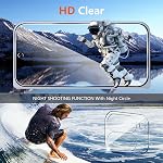 (3+2 Pack) Glass Screen Protector for Google Pixel 10 Pro Fold with Camera Lens Protector,9H Tempered Glass,Fingerprint Unlock,Anti-Scratch,Bubble Free,Case Friendly - Clear