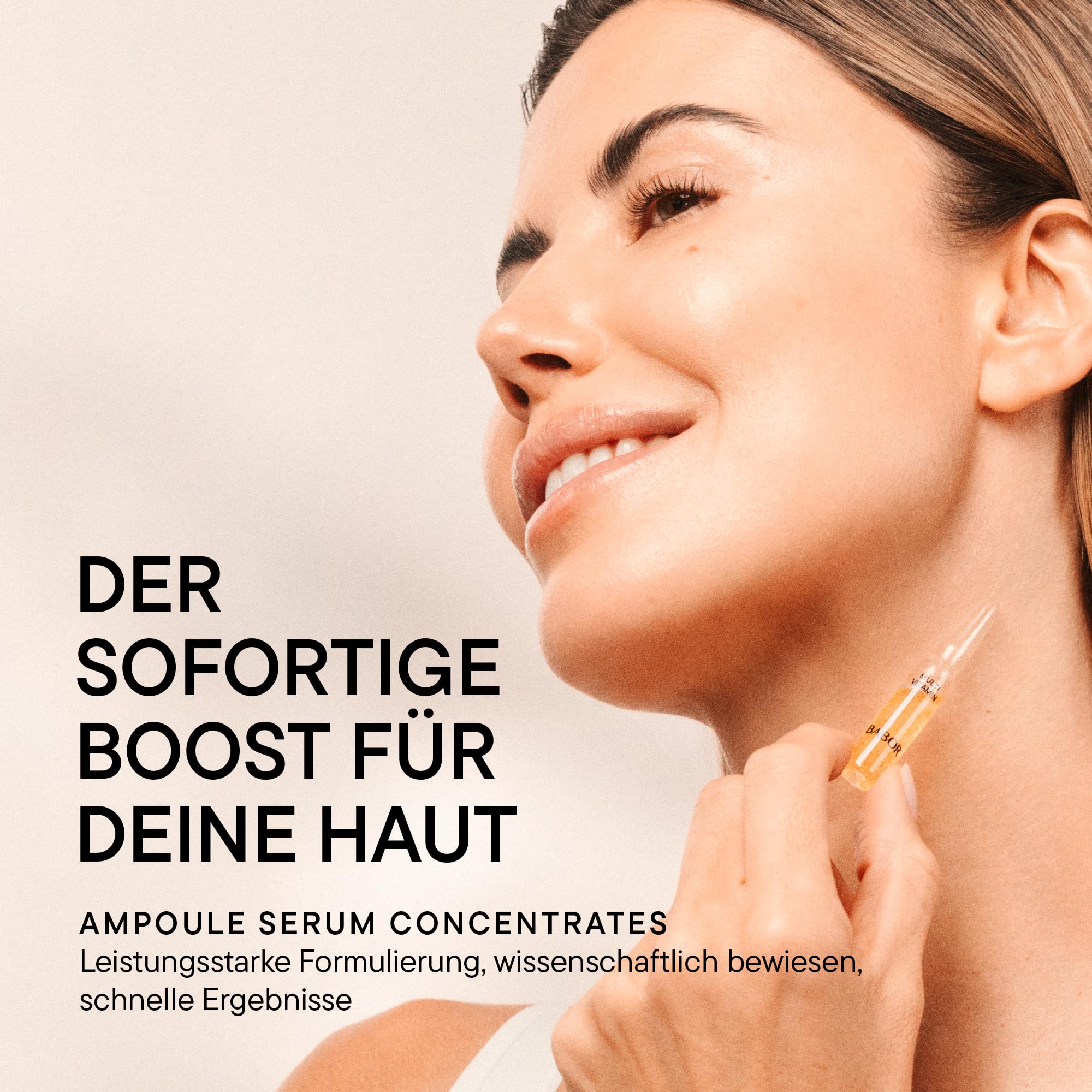 BABOR Multi Vitamin, Serum Ampullen für das Gesicht, Mit Vitamin E für eine gestärkte Hautbarriere, Ampoule Concentrates, 7 x 2 ml
