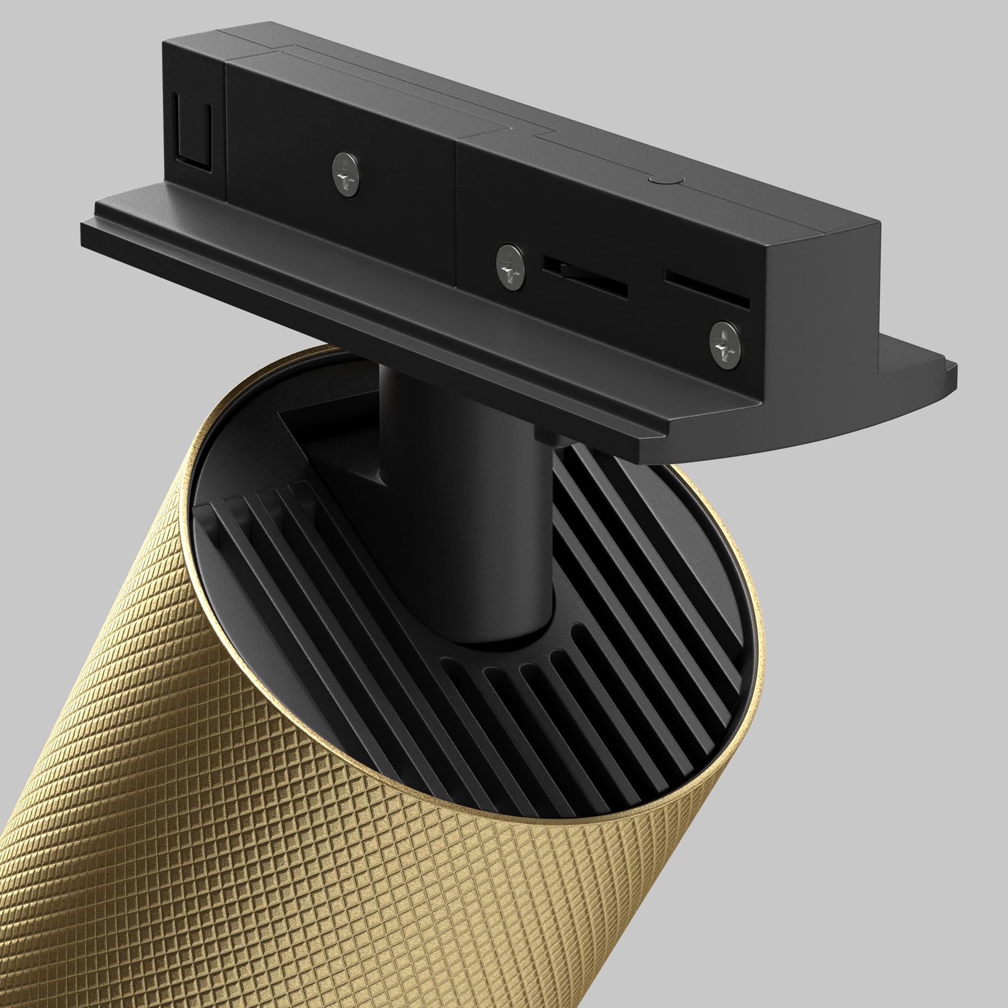 Maytoni Moderne Strahler für einphasiges Stromschienensystem UNITY Artisan 1x GU10 excl. Schwarz und Mattgold aus Aluminum 12W für Küche, Schlafzimmer, Wohnzimmer, Lobby