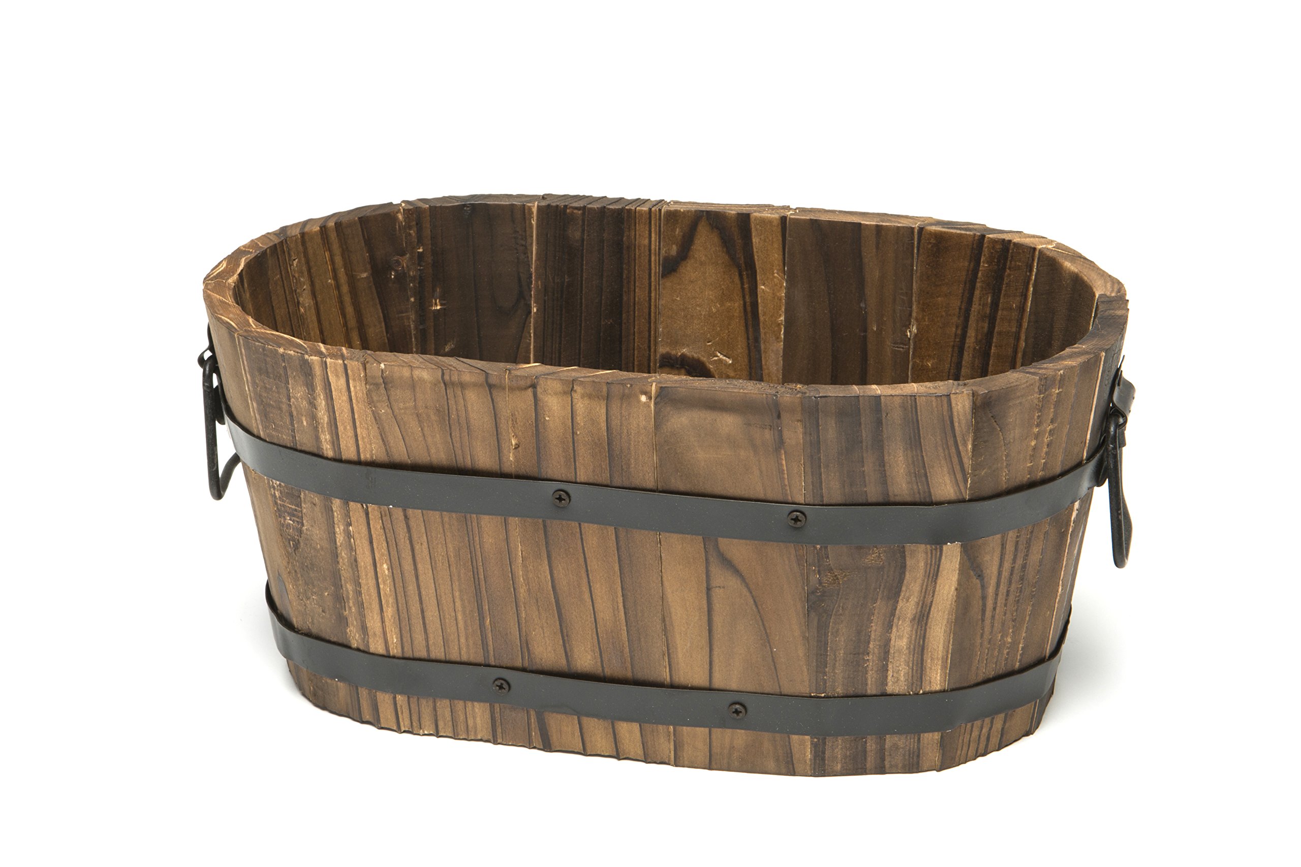 DeVault Enterprises DEVBP214.01 Small Oval Wooden Planter