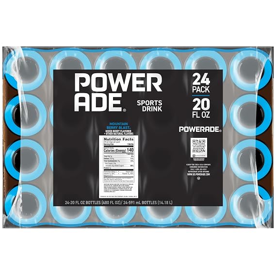 POWERADE Mountain Berry Blast Sports Drink, 20 Fl Oz