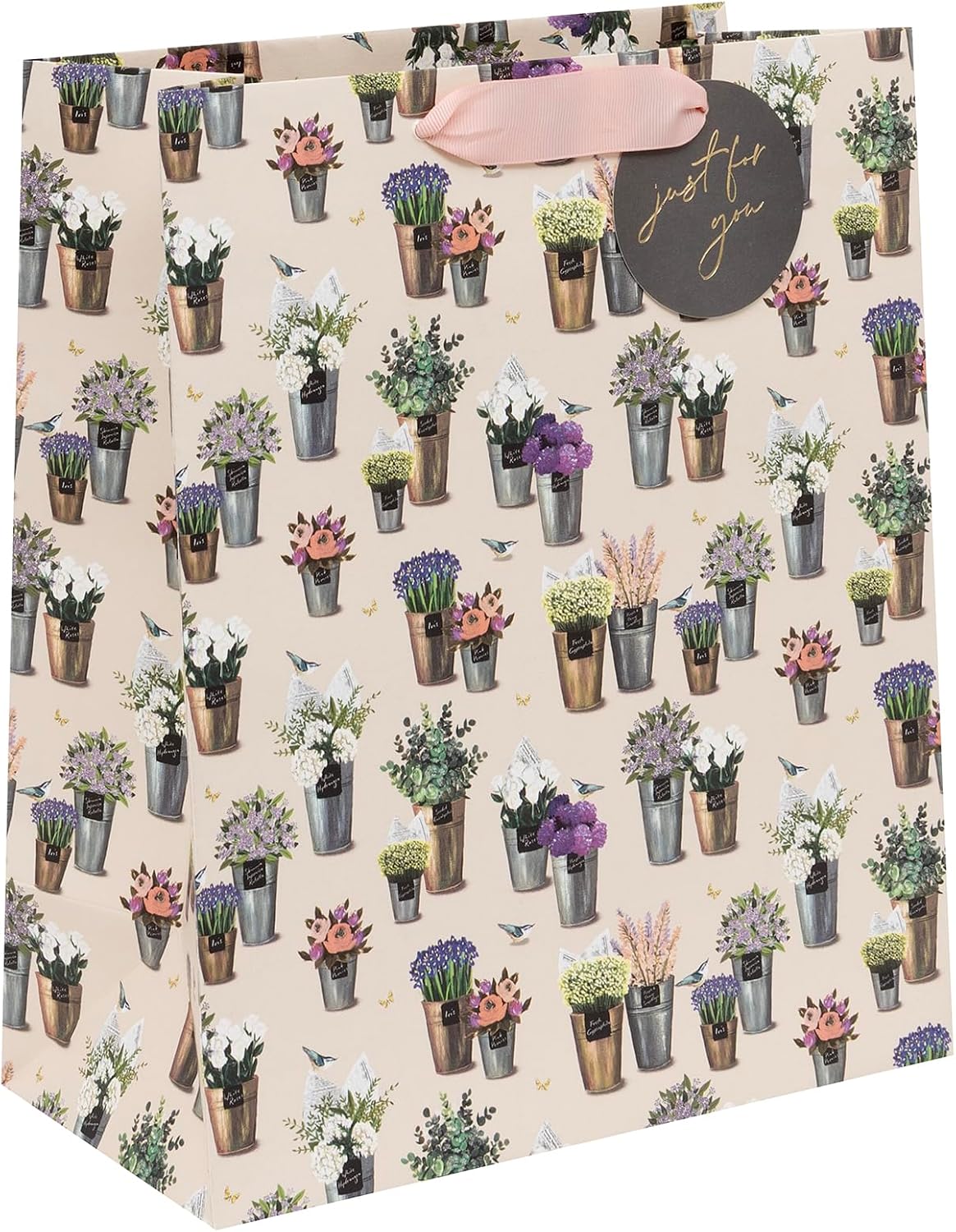 Glick Large Gift Bag - Flower Market Floral Design - 260 x 315 x 135mm