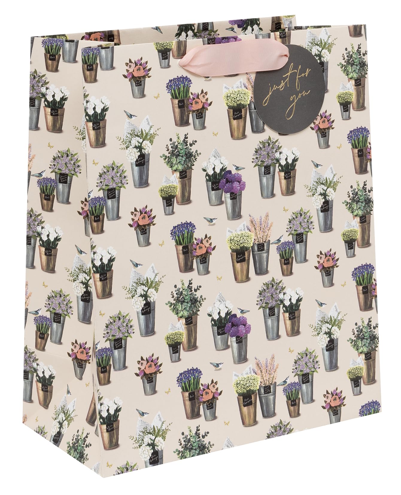 Glick Large Gift Bag - Flower Market Floral Design - 260 x 315 x 135mm