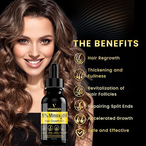 Miniatura 2 de Minoxidil para hombres, suero de crecimiento del cabello para mujeres, aceite natural para el crecimiento del cabello, desbloquea el crecimiento
