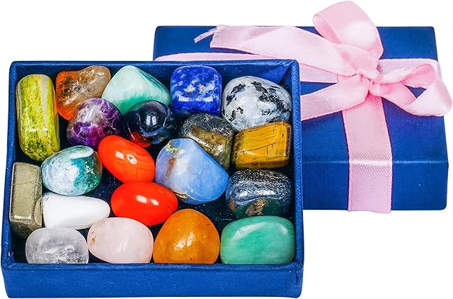 Crystals And Healing Stones - Chakra Crystals - 20 Pcs of Gemstones Kit - Gemstones - Chakra Stones - Crystal Kit - Gem Stones And Crystals - Crystal Gifts