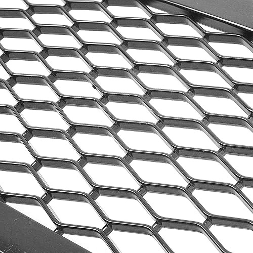 Miniatura 3 de Rejilla de parachoques delantero compatible con Infiniti 2008-2013 G37 Rejilla de parachoques de malla negro brillante