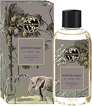 Soul & Scents Reed Diffuser Refill For Scented Fable Fragrance | Free 12 Fiber Reed Sticks | Long Lasting | Smoke Less Room Freshener For Home, Bedroom, Living Room & Office | 300ml
