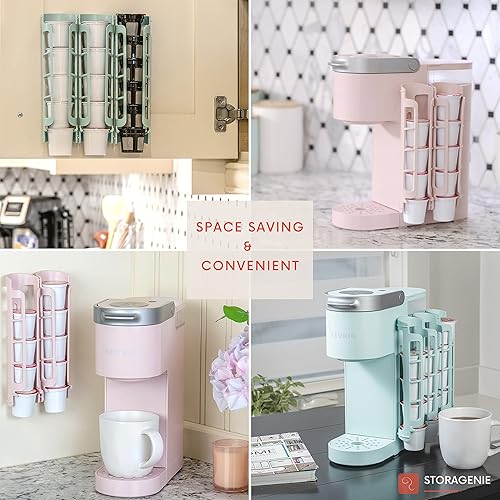 Miniatura 43 de STORAGENIE Soportes para tazas K, soportes para cápsulas de café para Keurig, soportes para KCup, almacenamiento de cápsulas K que ahorran espacio,