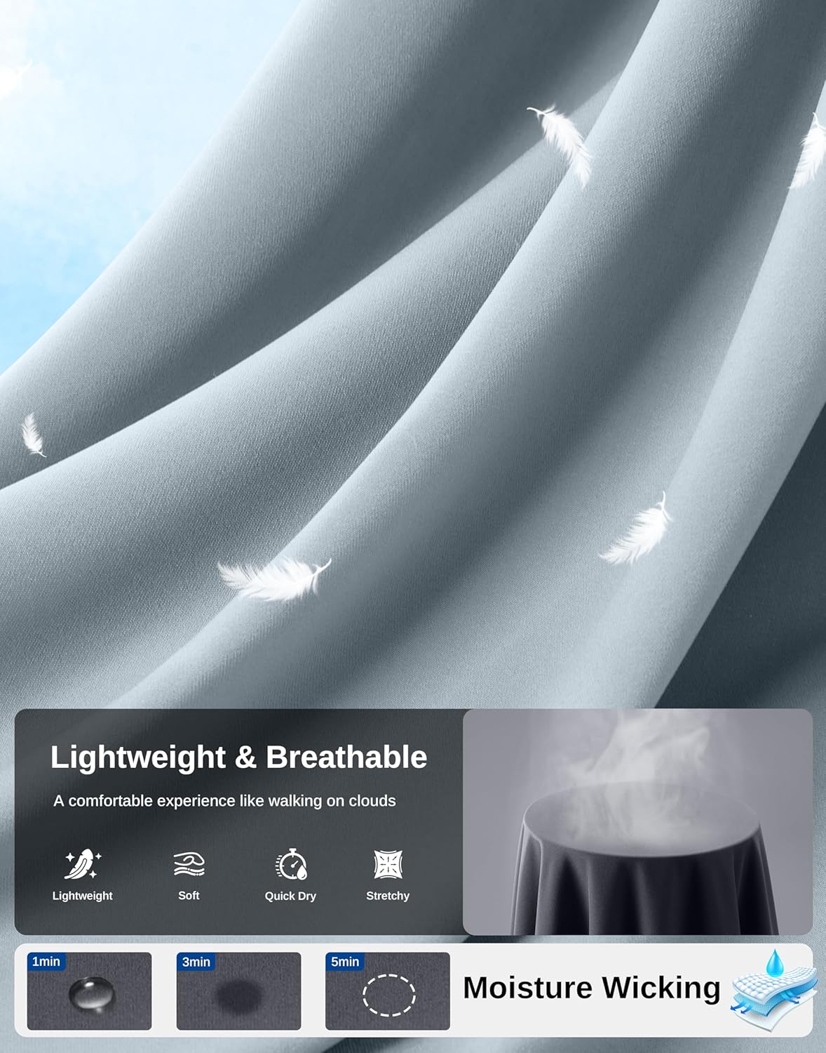 G Gradual Men's Athletic Running Shorts 7"/5"/9" Zipper Pocket Lightweight Workout Gym Quick Dry Shorts Golf Tennis Hiking - Image 6