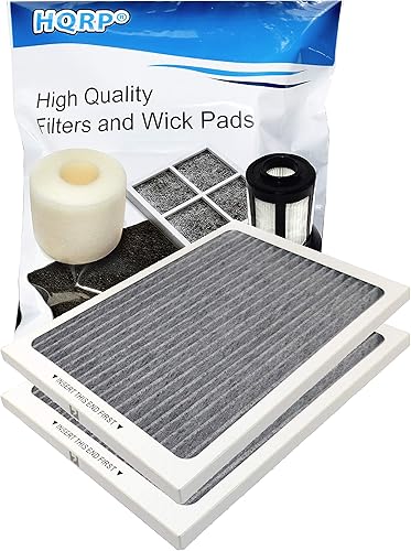 Miniatura 2 de HQRP Filtro activado por carbón para refrigerador (paquete de 2) compatible con Electrolux 242047801 242047804 EAFCBF PS1993820 repuesto