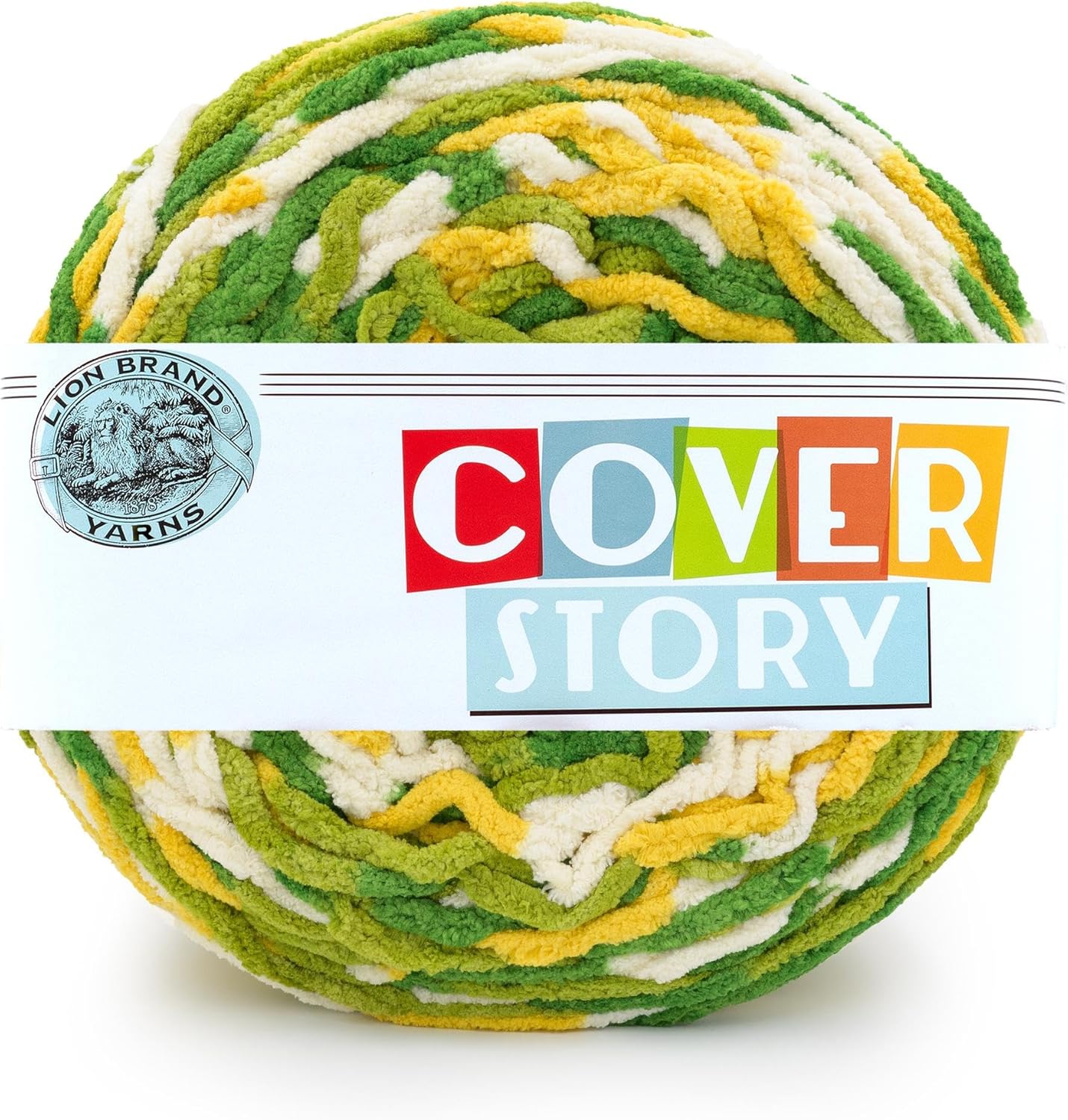 Lion Brand Yarn, Cover Story Blanket Yarn for Knitting, Crochet and Crafts, Remi, 1 Pack, Super Bulky Fiber for Soft Aghans, Cozy Pillows, and Easy-Care Stuffed Animals