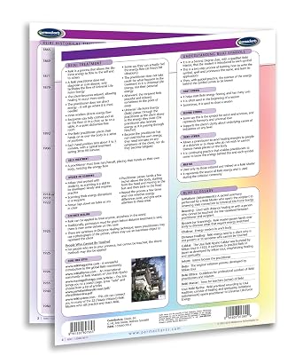 Reiki Guide - Holistic Heath Chart Quick Reference Guide by Permacharts