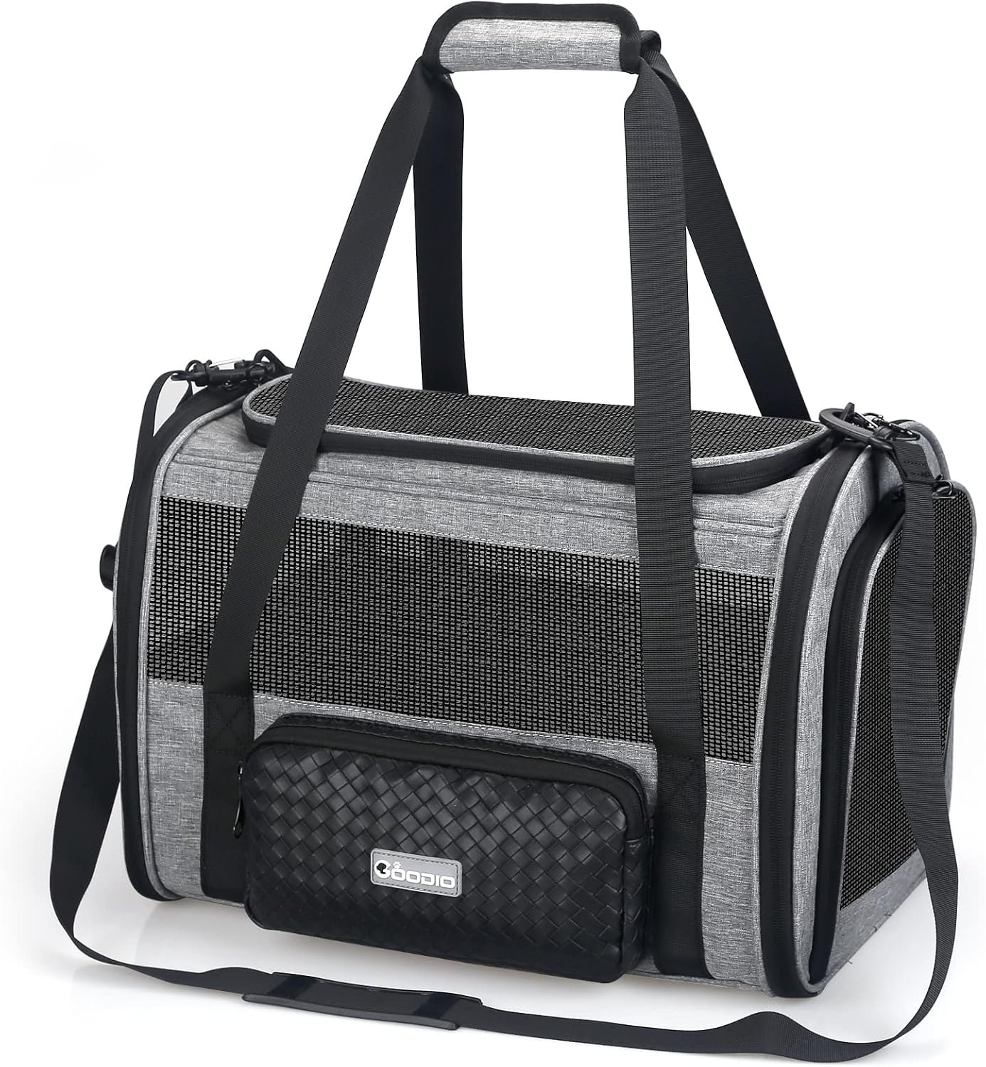 Pet Carrier TSA Airline Approved,Foldable Soft-Sided Pet Travel Carrier for Cats and Dogs Under 18 Pounds, Cat Carrier Large with…