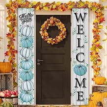 Fall Porch Banner Autumn Thanksgiving Decoration for Home Decor | Packing List2 Pcs Banner; Size7212 Inches; MaterialPolyester; Perfect for Hanging on Your House,office,front Porch
