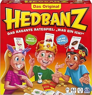 Spin Master Games Hedbanz – the fast-paced guessing game for the whole family – reissue with great game material, for 2-6 players from 6 years