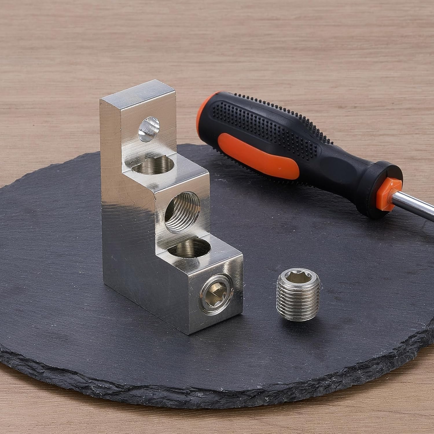 2 Pack Mechanical Panelboard Lug Grounding Mechanical Lug Two Conductors, 300 Awg, 300mcm - 6sol Wire Range