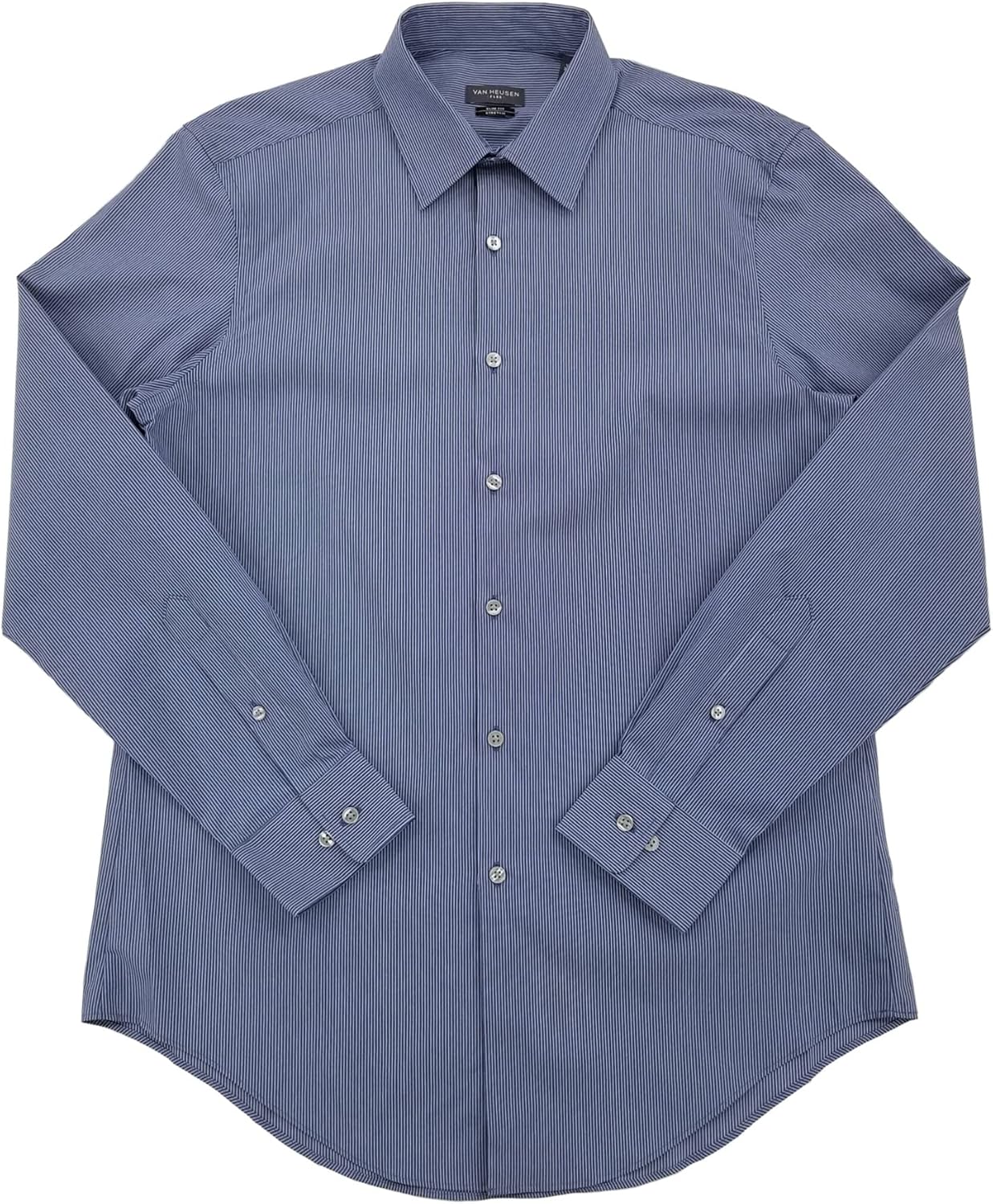 van heusen flex collar white slim fit dress shirt