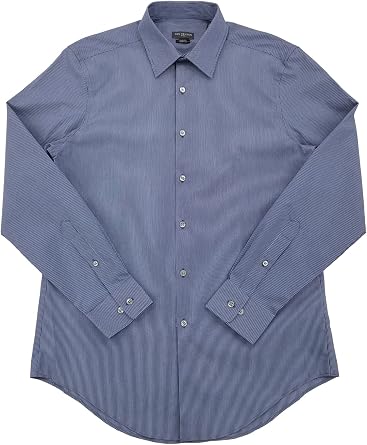 Van Heusen Mens Dress Shirt Flex Collar Slim Fit Stretch Stripe