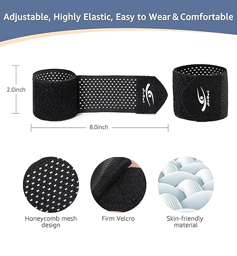 Miniatura 5 de HiRui Muñequera de compresión para muñeca, soporte de muñeca para deportes, mano de ratón, mano de la madre, artritis del túnel carpiano,