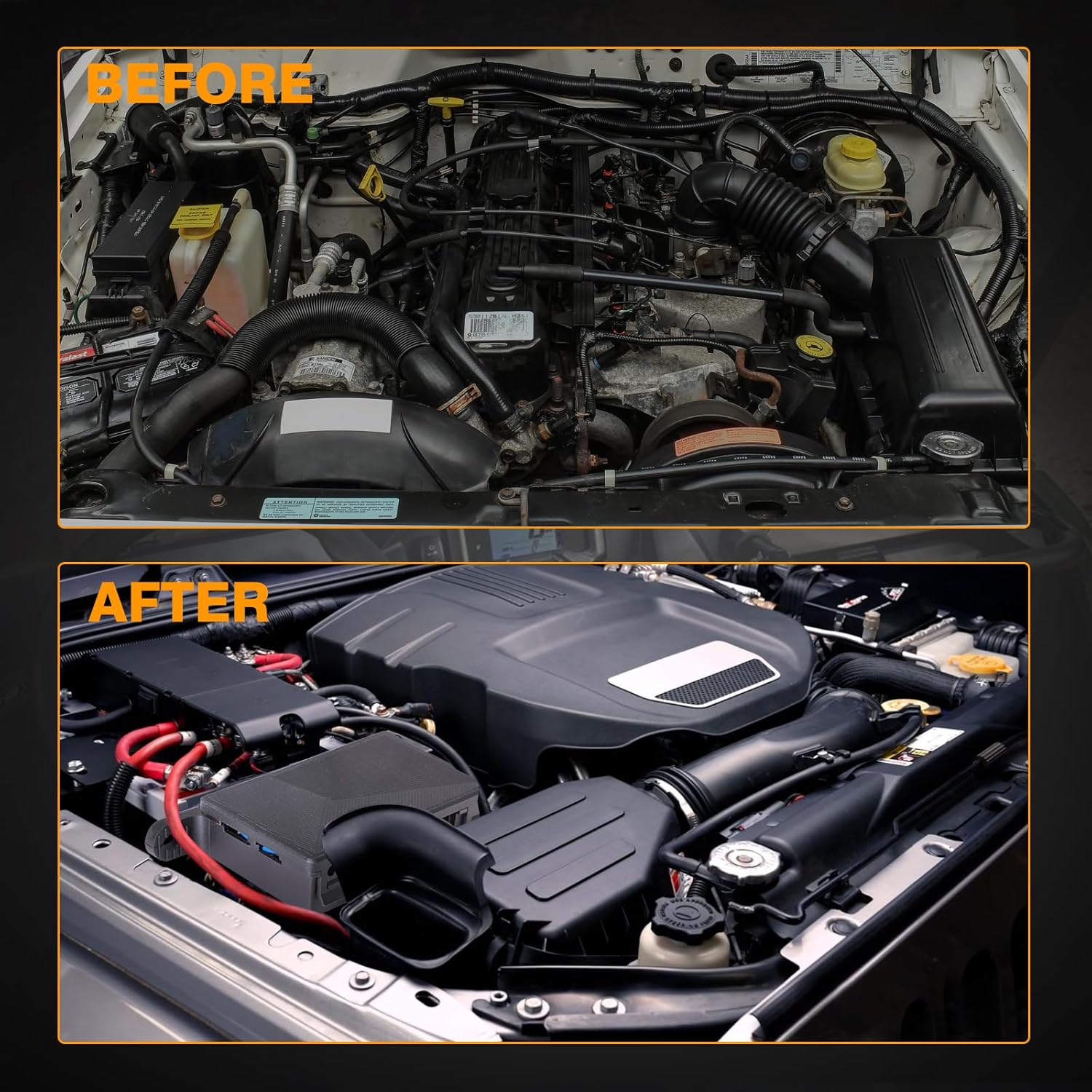 Wireless 4 Gang Switch Panel, Muto-Beam Multifunction Remote Control Switch Panel Auxiliary Universal Circuit Control Box with 4 Modes Strobe Memory Relay System for Truck SXS UTV ATV Car RV Boat