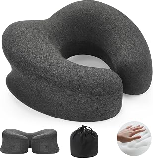 Ulaek®Breathe Easy Face Down Pillow,Desk Napping Pillow, Massage Face Down,Comfortable Breathable Cover,Ergonomic Multi-Use Comfort for Home, Airplane, Salon (Dary Gary)