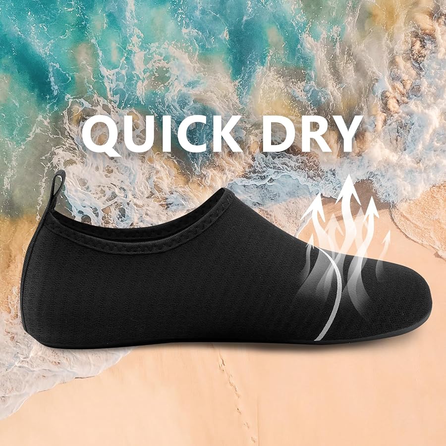 Chaussures Aquatiques Homme Femme - Chaussons Aqua Séchage Rapide Antidérapants Pour Piscine, Plage, Surf Et Yoga