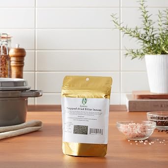 Kopabana Chopped Dried Bitter Leaves| Vernonia amygdalina | 1oz