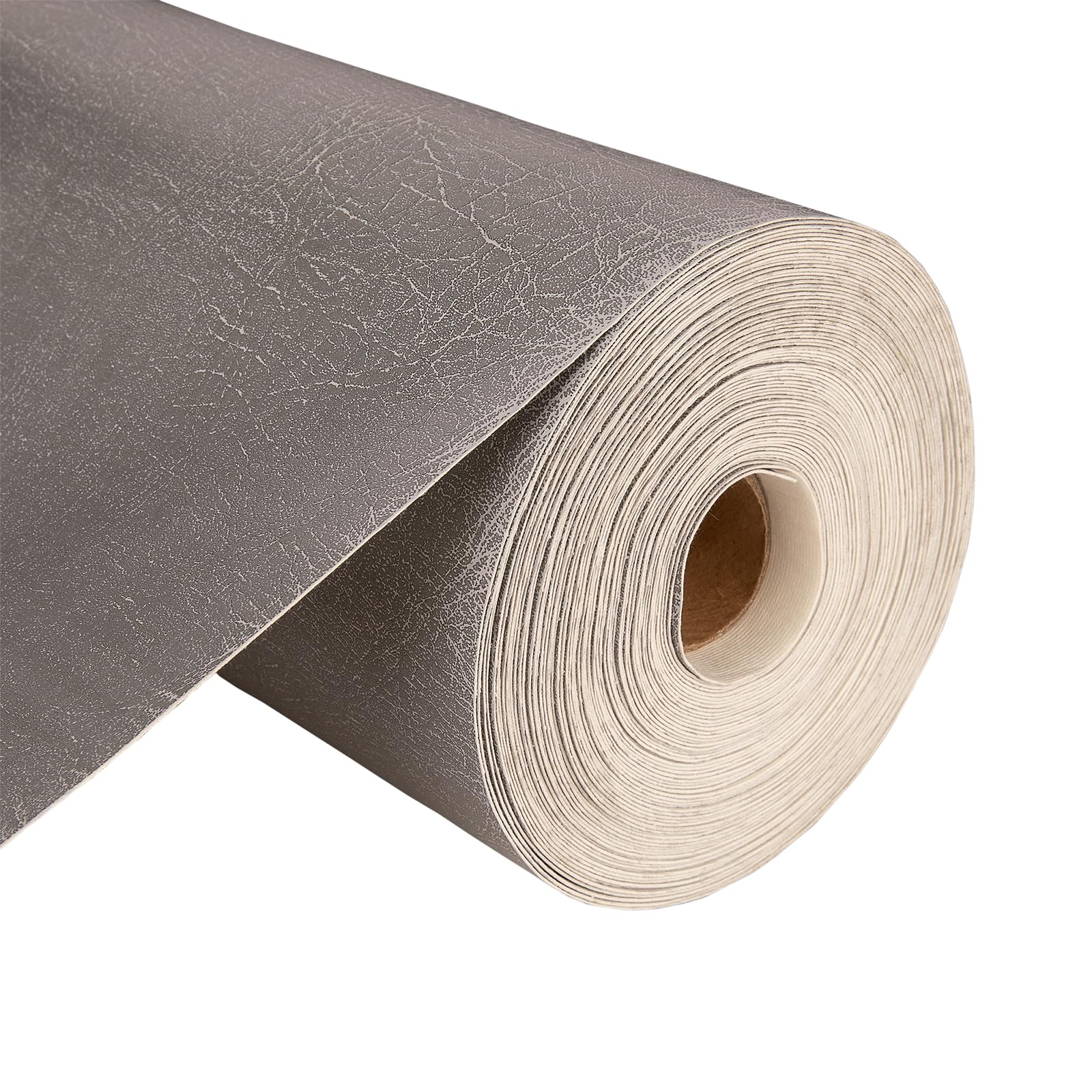 Discount Fabrics PVC Leatherette Fabric – 1 Metre Textured Faux Leather Vinyl (140cm Wide, 600GSM) – Waterproof Material for Upholstery, Sewing, Chairs & Boats (Steel Grey,1/2 Meter) — image 1