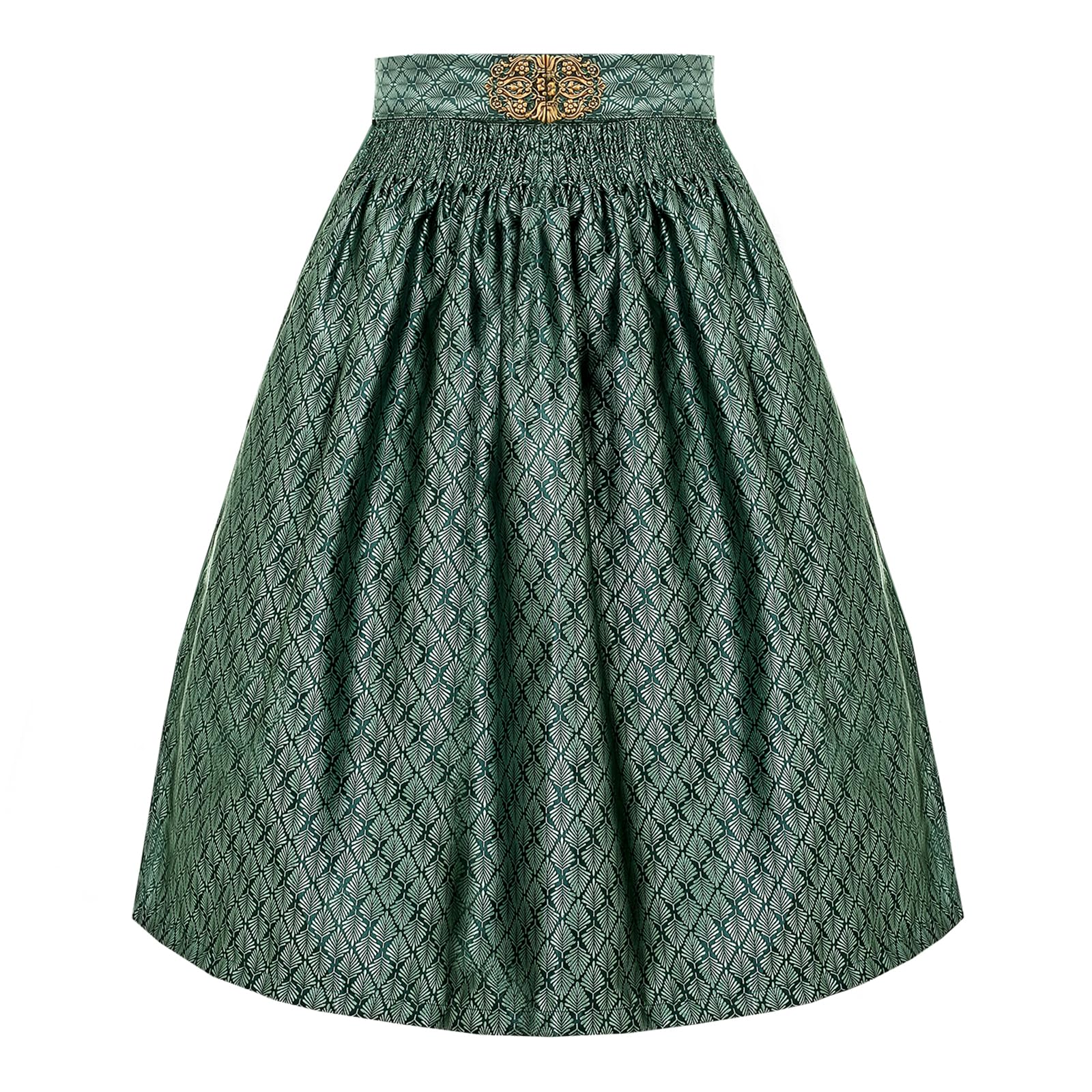 DIRNDLSTERN Schürze Damen Midi Dirndlschürze - Dirndlschürzen Trachtenschürze Mit Schnalle Oktoberfest Outfit