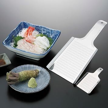 Tsuboe Wasabi Grater, Samekichi, Medium, 18-0 Stainless Steel, Japan BOL442