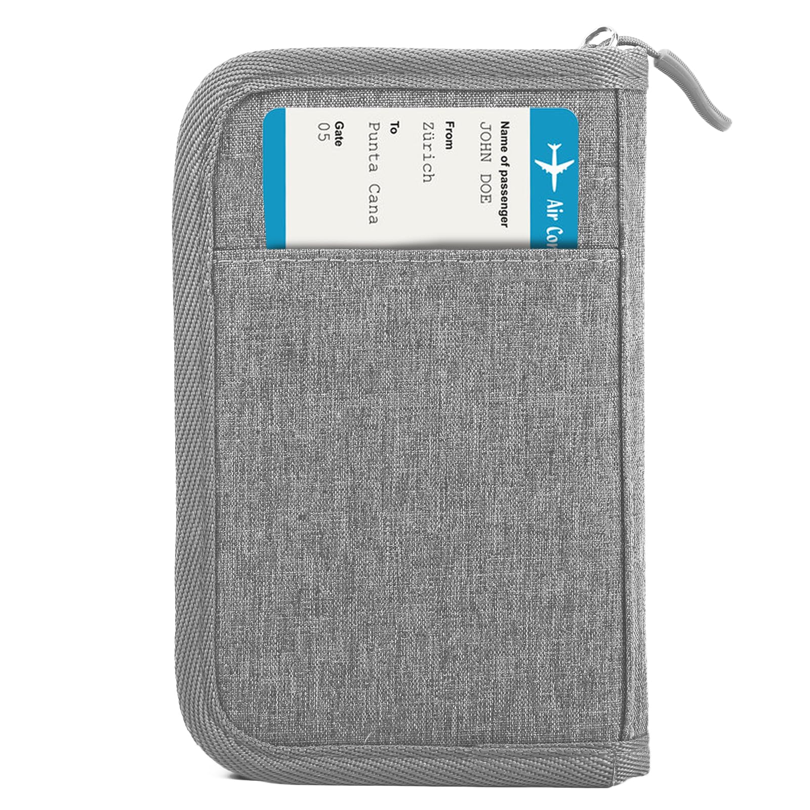 Passport Holder for Travel, Women Rfid Blocking Passport Wallet, Travel Essentials Premium Wallets, Waterproof Passport Holders Bag for Men Traveling,